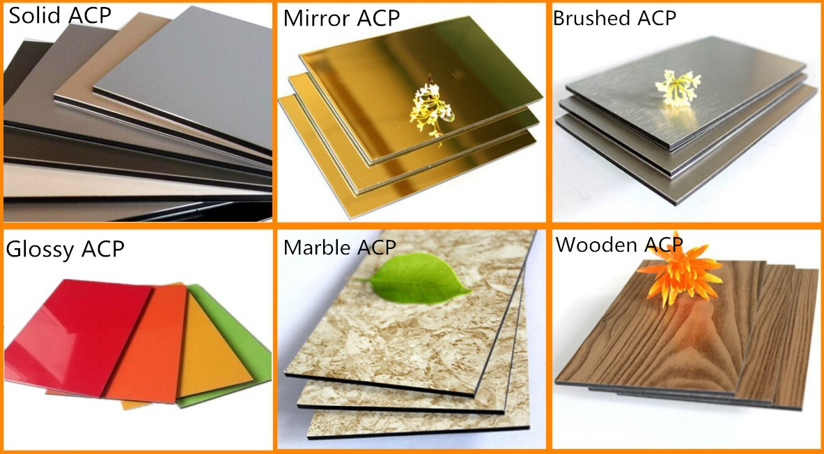 Red Nut 1220mm 1240mm Aluminium Composite Panel Wood Finish Pe Pvdf Acp Sheet Panel