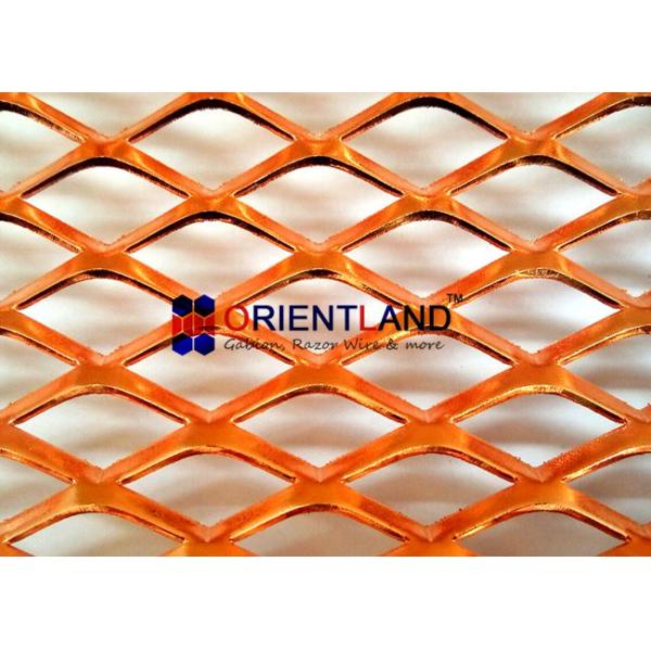 Light Duty Raised And Flat Expanded Metal Mesh , Construction Metal Mesh Rolls