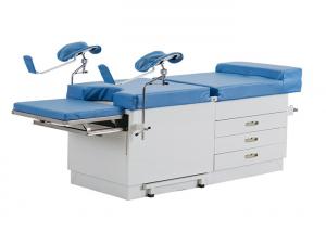 Buy cheap Powder Coated Steel Gynecological Portable Examination Couch Hospital Bed Table With Drawer product
