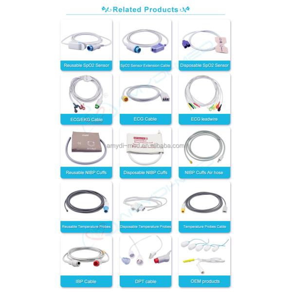 6 Electrodes Disposable Eeg Sensor Non Invasive Eeg Brain Sensor With Masim Modules Monitors