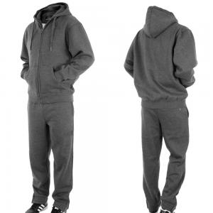 China Soft Casual Mens Sports Tracksuits Embroidery Cotton / Polyester Material on sale