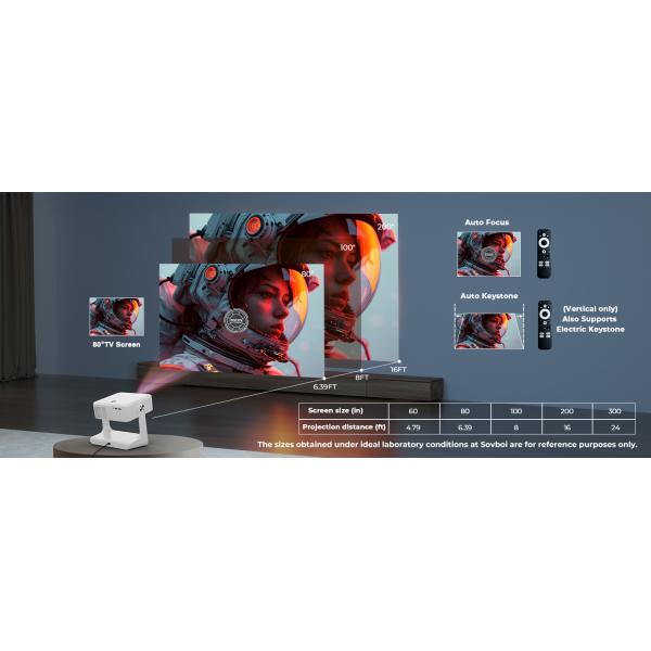 D1 Dark Gray Full HD 1080P Projector , Black Android TV Smart Projector With Netflix