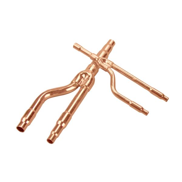 0.7mm 1.5mm TP2 Air Conditioning Copper Pipe Joints ISO9001