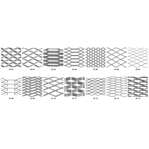 1.0mm-4.0mm Expanded Aluminum Panels Customized To Partition Curtain Wall Cladding / Ceiling