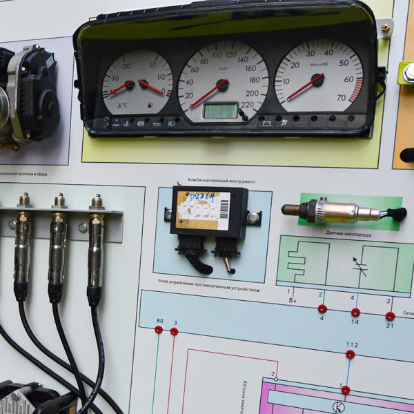 Whole Sedan Electrical Training Board For Multimedia Machine Training