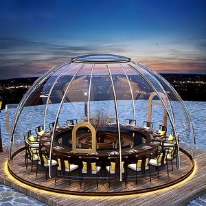 Buy cheap Outdoor Prefab Dome Homes Luxury Transparent Inflatable Bubble Lodge Camping Hotel Tent product