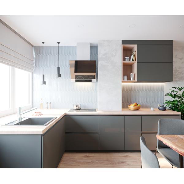 Home Modern Prefab Kitchen Cabinets Cupboard Custom Size & Design