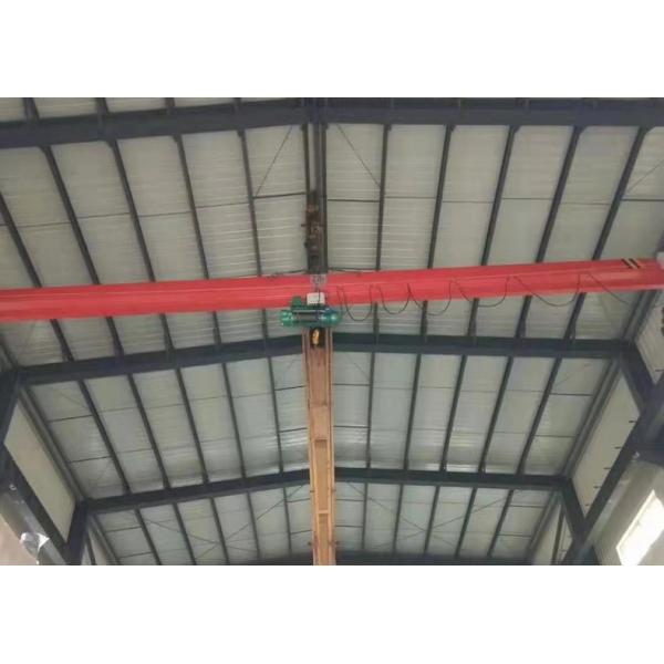 5T Small Single Bridge Beam Workstation Bridge Crane With 4 Wheels Trolley