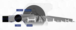 Buy cheap Fiber Laser Pipe Cutting Machine With FSCUT5000B Control Software product