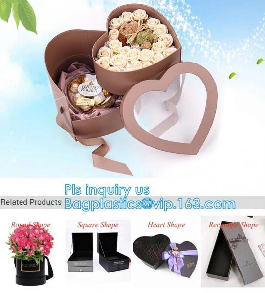 Luxury cardboard folding box magnetic closure rigid collapsible paper foldable gift boxes for clothes or flower BAGPLAST