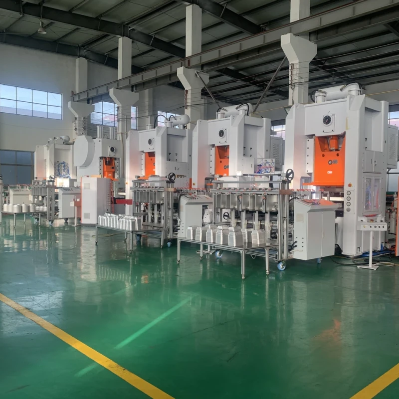 LK-T63 Aluminum Foil Container Machine with C Frame Structure for 3 Cavity Mould Production