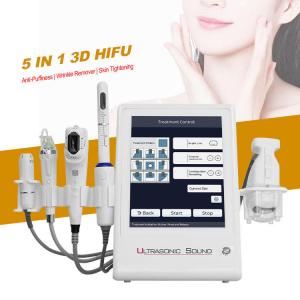 China 5 in 1 HIFU Micro Needle RF Machine for Wrinkle Remove Face Lifting Body Slimming on sale