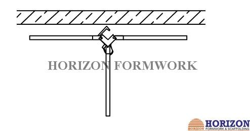 Flexible Folding Tripod To Stablize Steel Props in Slab Formwork Construction