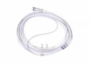 Buy cheap Transparent PVC Surgical Nasal Oxygen Cannula With Nasal Prongs product