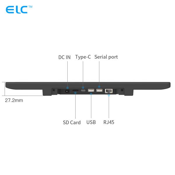 Dual Screen 8 / 13.3 Inch Capacitive Digital Signage Tablet NFC For Shopping Mall