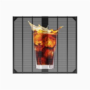 Buy cheap Indoor P2.6-6.25 LED Grille Screen For Stage Backdrops Advertising Screen product