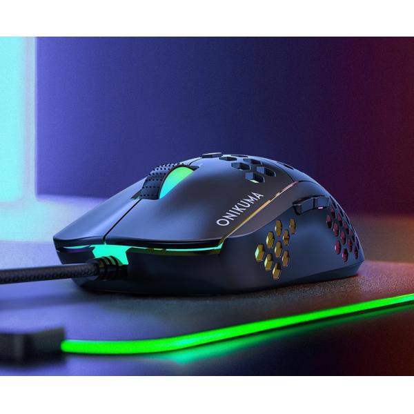 USB 6400DPI RGB 8D Optical Ergonomic Gaming Mouse For PC