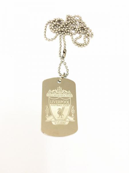 Quality 50MM Size Custom Printed Dog Tags , Gold Plated Ball Chain Tags For Promotional for sale