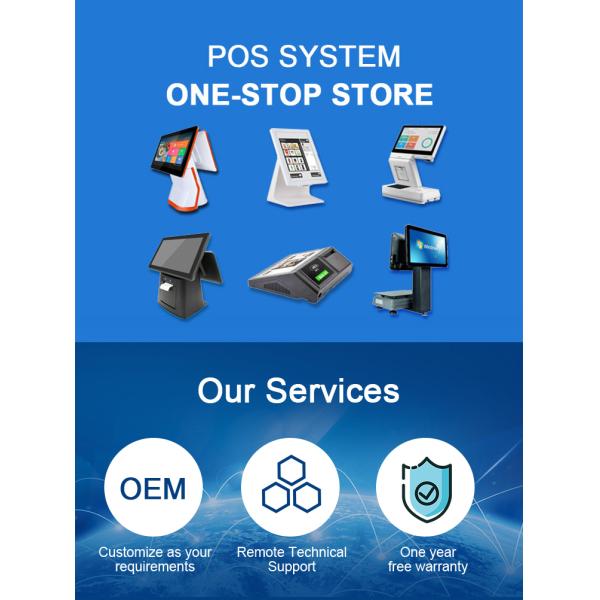 Core I5 I3 I7 Payment POS Card Swipe Machine Android Windows 10