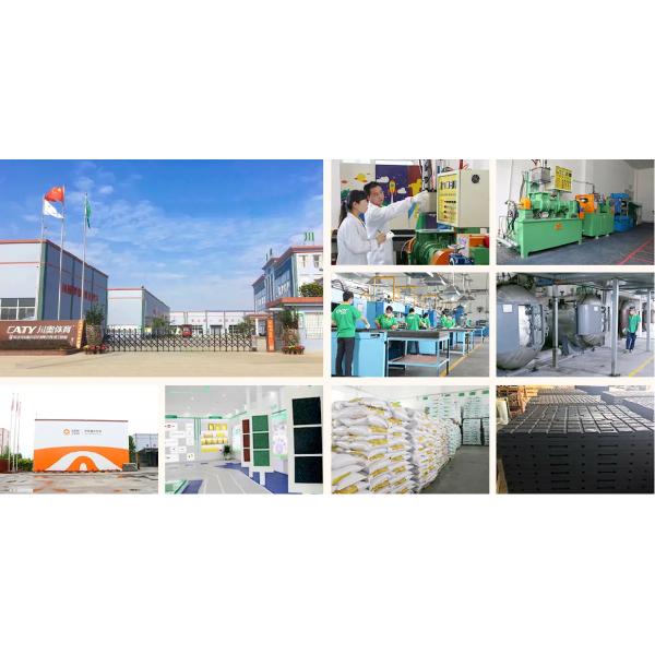 Industrial H-Profile Rubber Tiles , Interlocking Heavy-Duty Flooring for Weightlifting Platforms and Factory Use