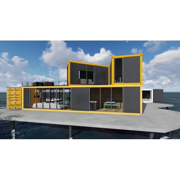 Hotels Homestays Prefabricated Container Houses Green Low Carbon