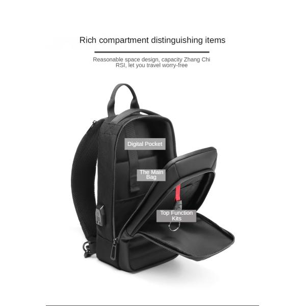 5L Waterproof Messenger Satchel Shoulder Bag 17*7*29cm