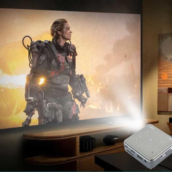 854*480 Portable Mini DLP Projector HDMI 1.40 USB 2.0 30-120 Inch Projection Area
