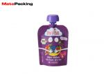 Self Stand Up Spout Pouch Plastic Food Grade Custom Printing for Juice 250ml