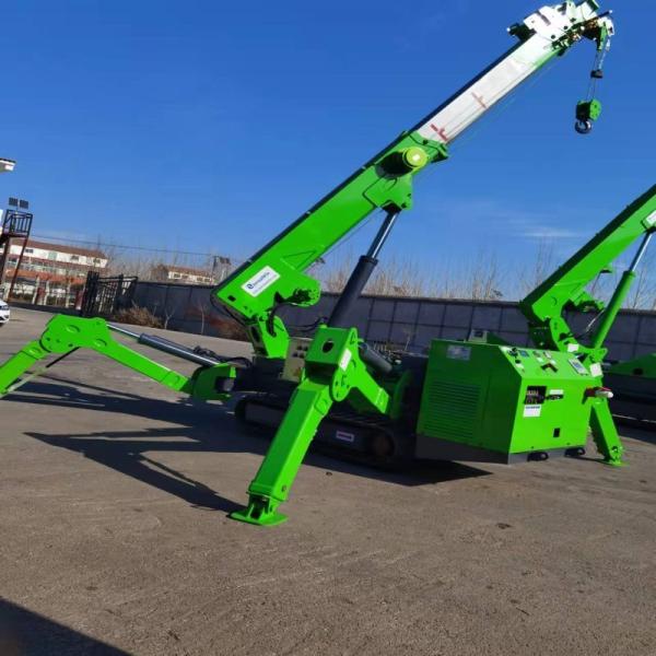 Compact 5-Ton Telescopic Spider Crane Mini Crane