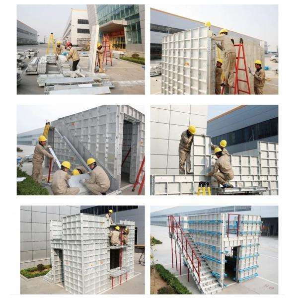 Aluminium Formwork System Building Material Construction Concrete Pillar Formwork Molds