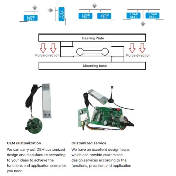 Load Cell Pressure 200kg 300kg Type S Tension Weighing Sensor
