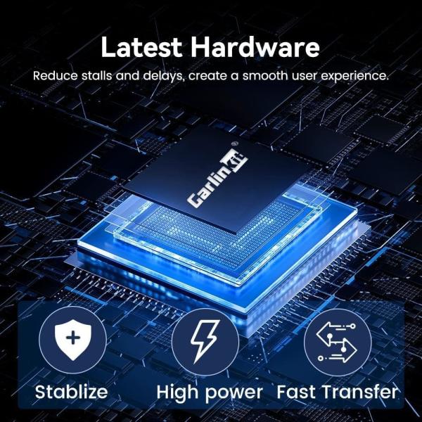 Wired To Wireless Android Auto A2A Adapter With Multi Language Compatible with Android 11.0+