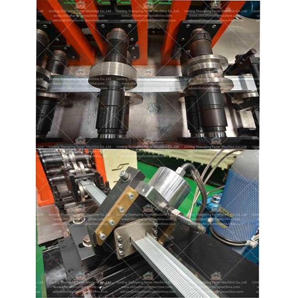 Old House Renovation 0.6mm Keel Roll Forming Machine High Speed Cutting