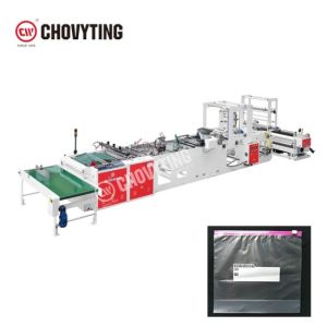 Buy cheap ISO PE PP CPP hot side seal Zip Lock Bag Making Machine 120PCS/Min product