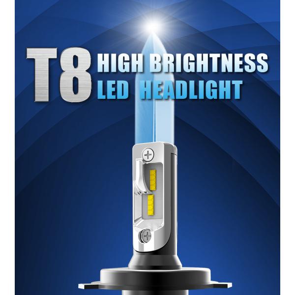 6500K LED Automotive Headlight Bulb , 8000LM Light Bulb For Car Headlight