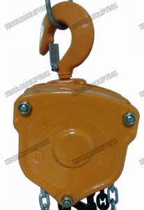 Buy cheap CE GS  Manual Chain Block Orange Yellow Color Load Lifting Application product