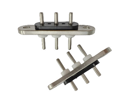 -70℃~ 300℃ 10A - 30A Electroless Nickel Hermetic Compressor Terminals with Bolts