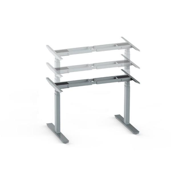 Electric Height Adjustable Desk Frame 710mm Single Motor 2 Stage Modern Design Style
