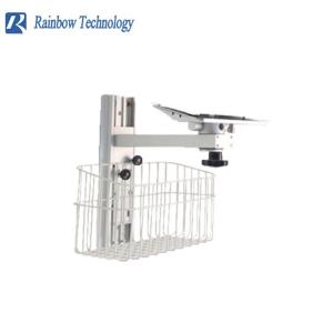 Buy cheap Medical Wall Mounting Bracket For Patient Monitor With Metal Basket product