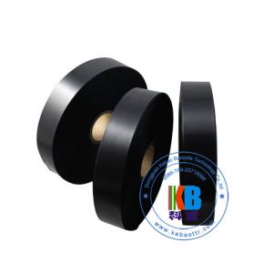 China Black satin printed woven edge grosgrain satin ribbon for Garment Label ribbon printer printing machine on sale