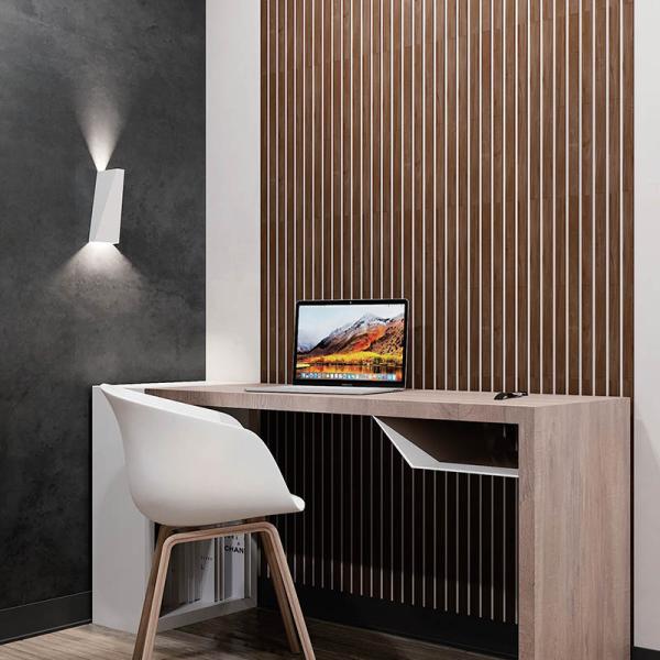 9mm-15mm Thickness PVC Sheet Panel Anti Static WPC Fluted Wall Panel