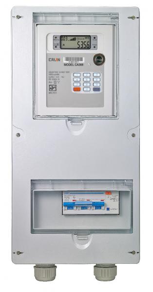 Quality Single Position Three Phase Electricity Meter Box IP54 With Hinges , Lock And Key for sale