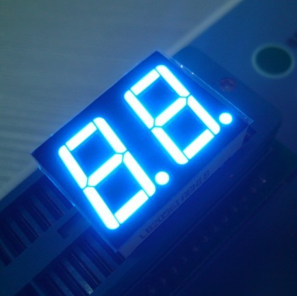 Green Two Digit Seven Segment Led Display Common Anode For Intrument Panel