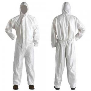 China Long Sleeve Microporous OEM Disposable Hooded Coveralls on sale