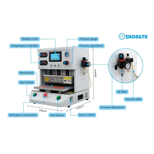 Automatic Bubble-Free Vacuum Laminating Machine