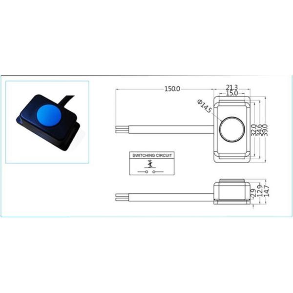 Wired Push Button Switch IP68 Waterproof E Stop Push Button
