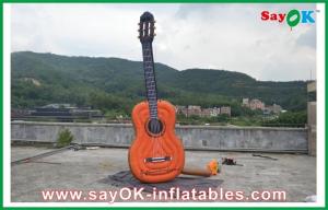 China Oxford Cloth Inflatable Guitar , Music Festival Height 2 Meters on sale