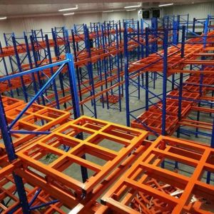 Buy cheap Warehouse Push Back Racking System Customized Pushback Racking System product