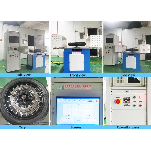 380V 18" Automatic Wheel Balancer , Car And Bus Tyre Dynamic Balance Machine