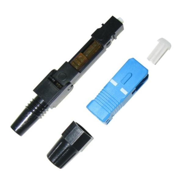 FTTH Network SC UPC APC Singlemode Connectors For Fiber Optic Cables